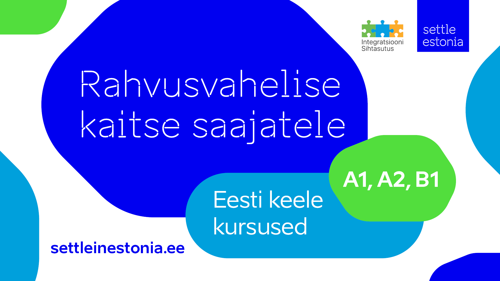 Приглашаем получателей международной защиты на курсы эстонского языка |  Integratsiooni Sihtasutus