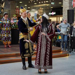 Mari and Udmurt communities presenting their customs at the Nordic and Baltic universities’ folk music conference Nordtrad.