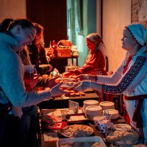 Mari and Udmurt communities presenting their customs at the Nordic and Baltic universities’ folk music conference Nordtrad