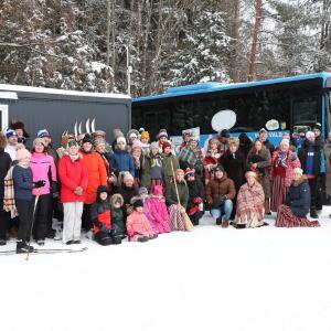 The Culture Bus visited Võru County on the first day of the Cultural Diversity Year (Estonian Centre of Folk Culture)