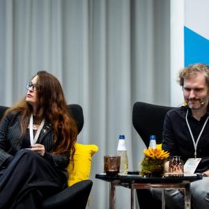 Доктор Ольга Муха и профессор Андеро Уусберг. Фото: Эрленд Штауб