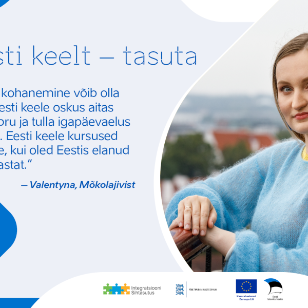 Integratsiooni Sihtasutus kutsub kõiki ajutise kaitse saajaid tasuta eesti keelt õppima 