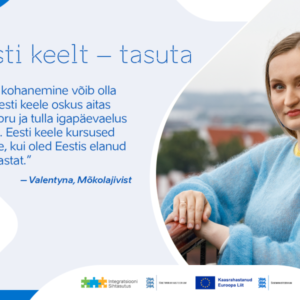 Ootame ukrainlastest rahvusvahelise kaitse saajaid tasuta eesti keele kursustele 