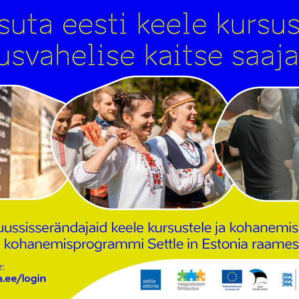 Ootame rahvusvahelise kaitse saajaid tasuta eesti keele kursustele 